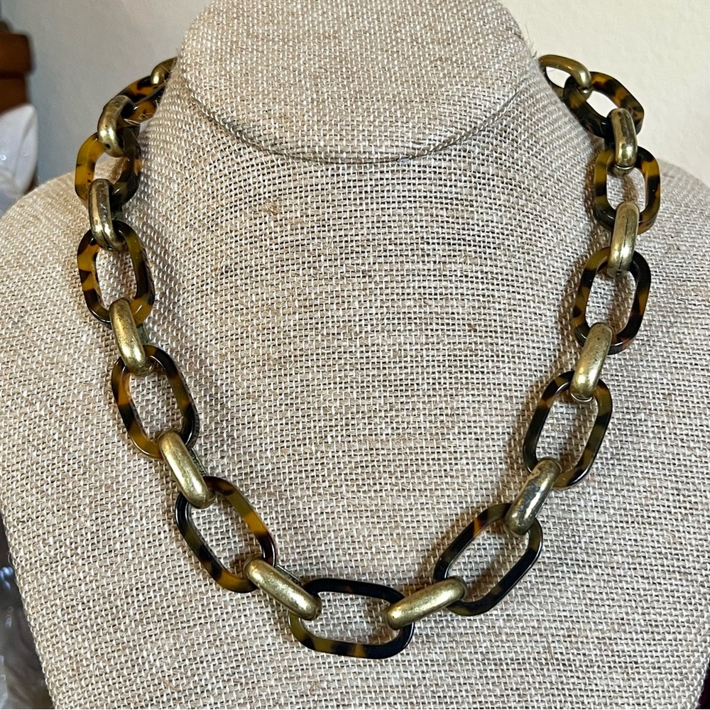 Chloe + Isabel Heirloom Tortoise Link Necklace
